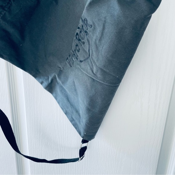 🌸3 for $20 NWOT Hard Rock Cafe Authentic Gym canvas Tote travel Backpack - Picture 5 of 6